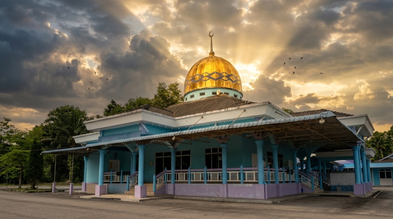 MASJID KG MELAYU BKT NYAMUK in Johor