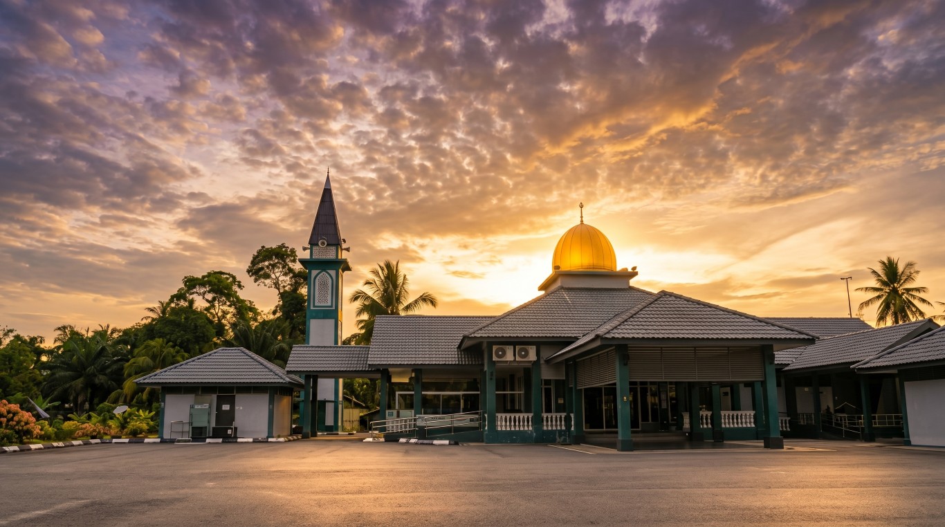 MASJID KUALA TEMAU in Pahang