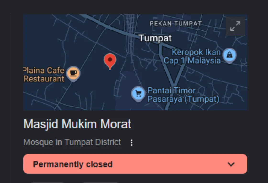 MASJID MUKIM MORAT, Kelantan