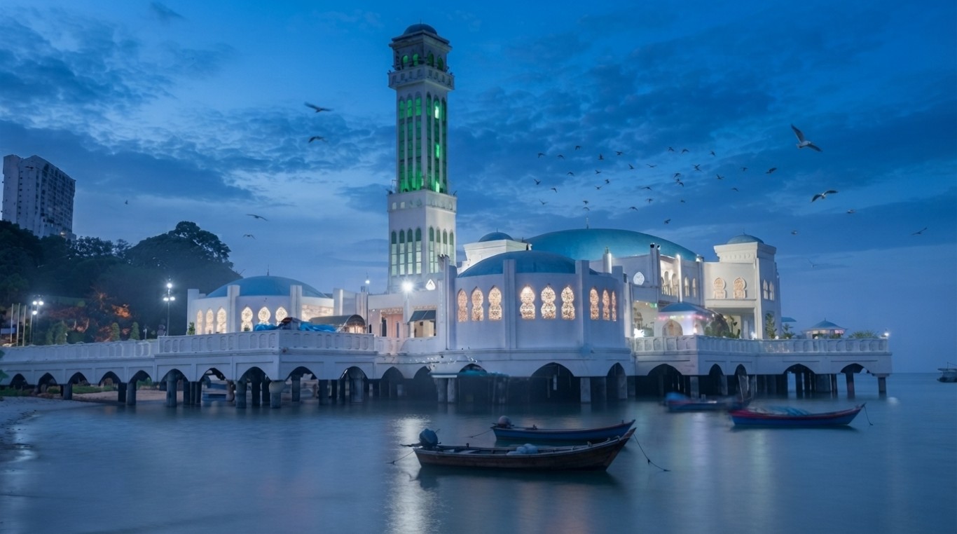 MASJID TANJONG BUNGA in Pulau Pinang