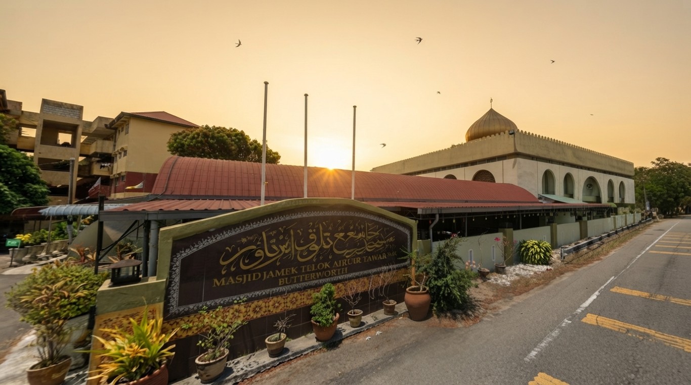 MASJID TELOK AIR TAWAR in Pulau Pinang
