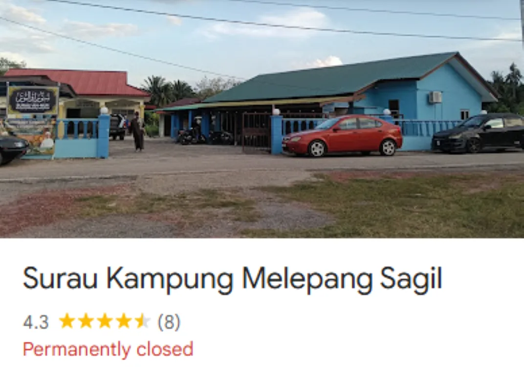 SURAU MELEPANG SAGIL ( MK.TKK), Johor