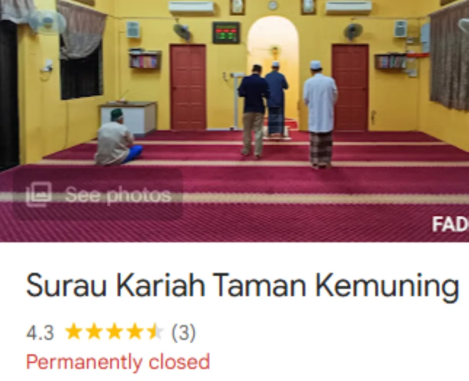 SURAU TAMAN KEMUNING, Kedah