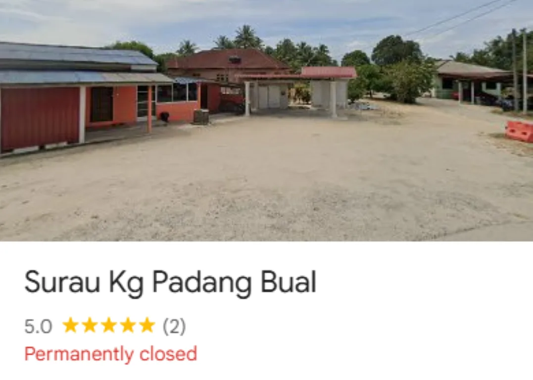 SURAU PADANG BUAL in Kelantan