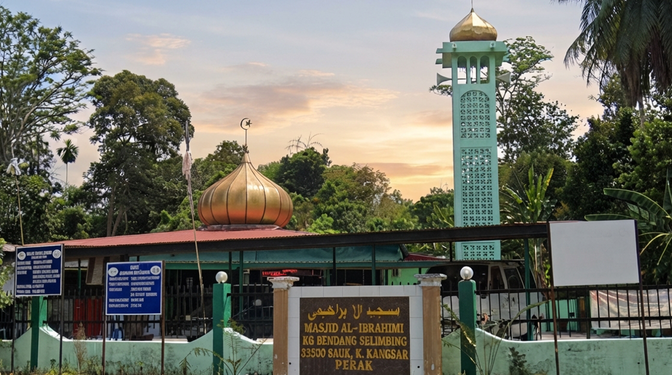 MASJID AL - IBRAHIMI, BENDANG SELINSING in Perak