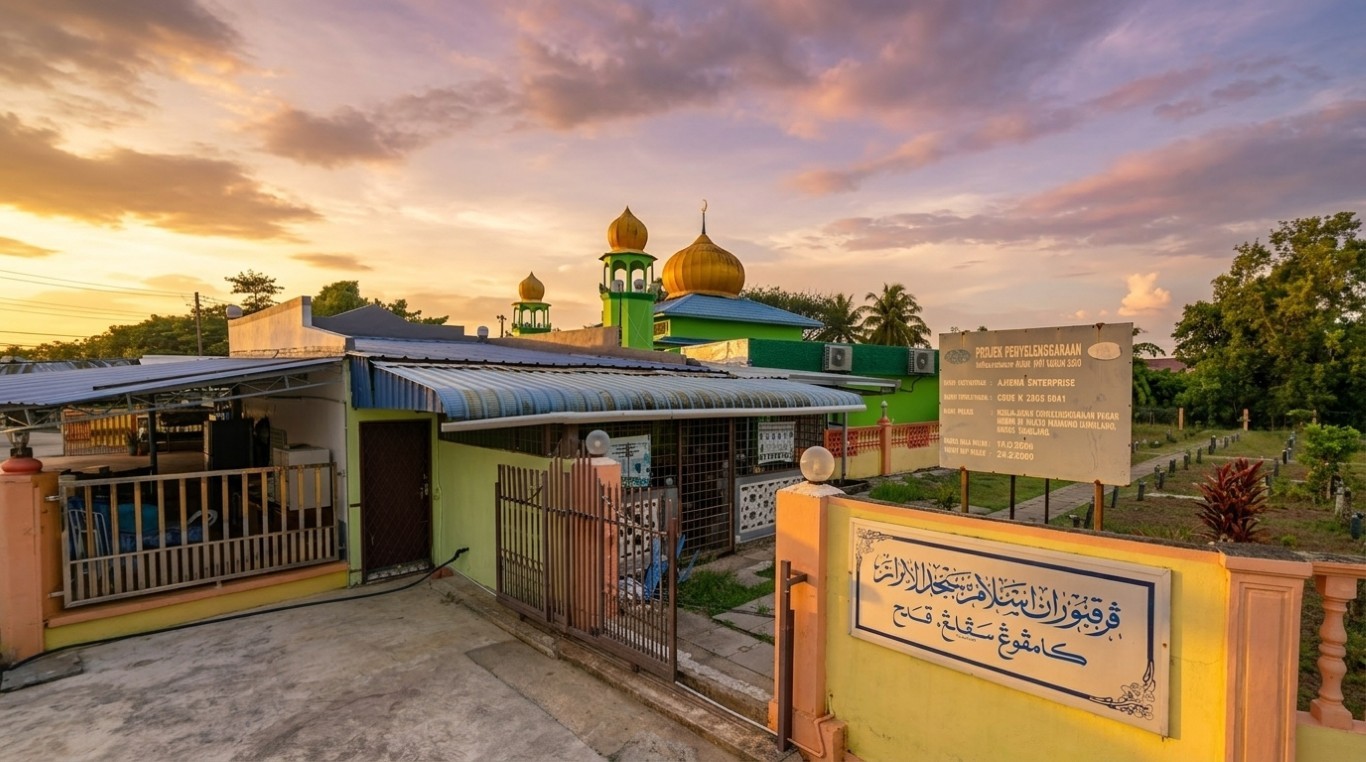 MASJID AL ABRAR  KAMPUNG SANGLANG in Kedah