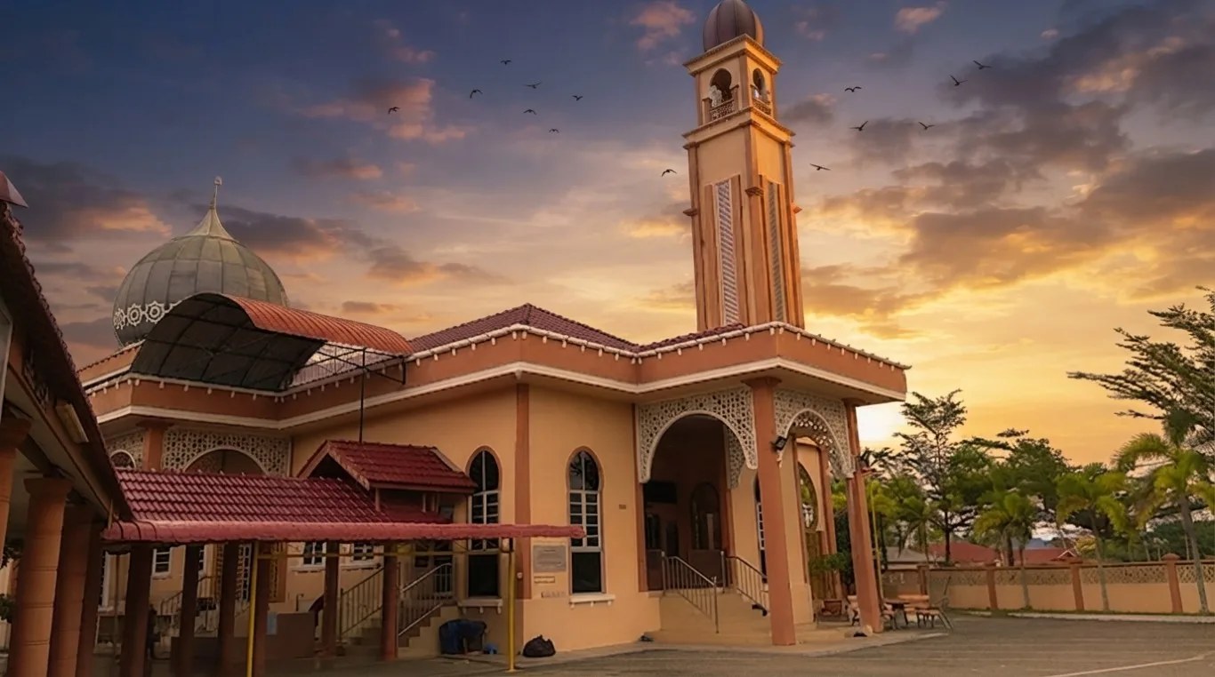 MASJID AL-MUHAJIRIN, KAMPUNG BERIS LAMPU, Terengganu