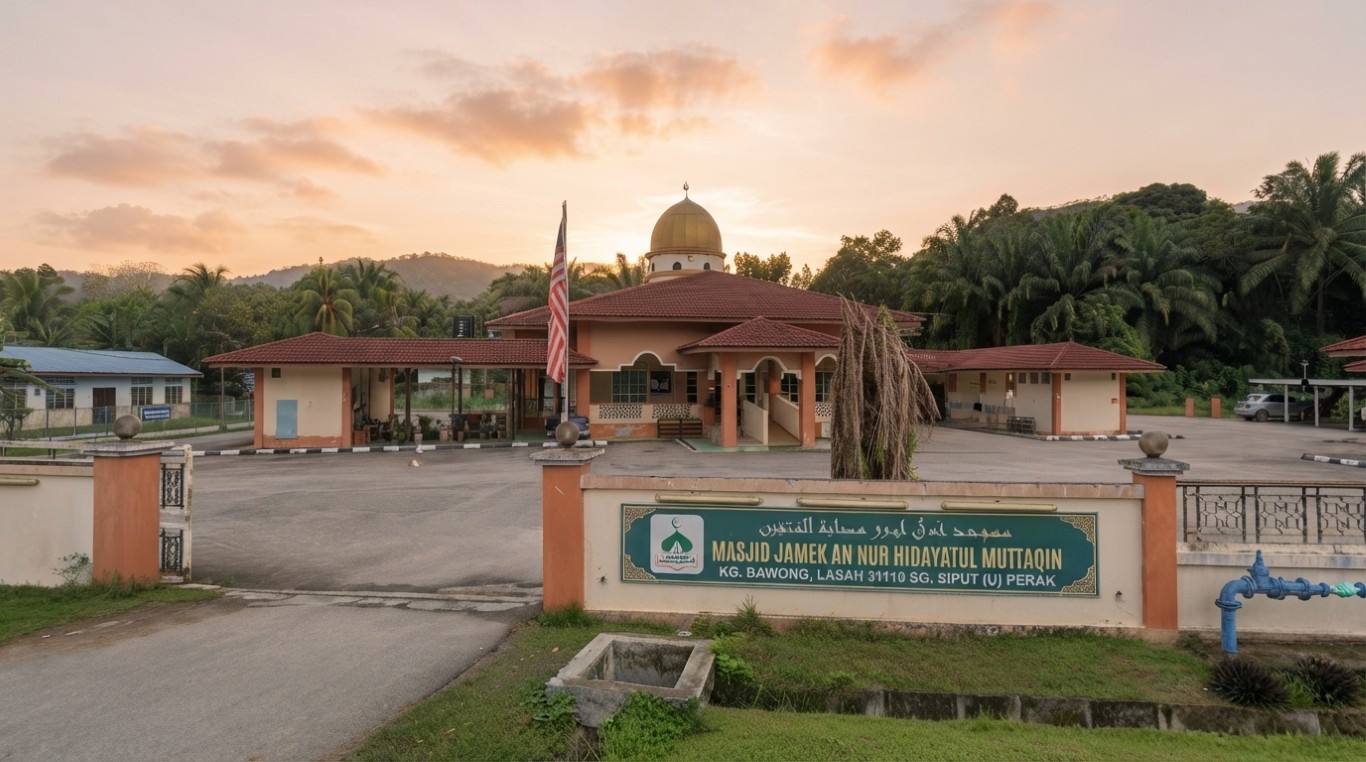 MASJID AN - NUR HIDAYATUL MUTTAQIN, KG BAWONG in Perak