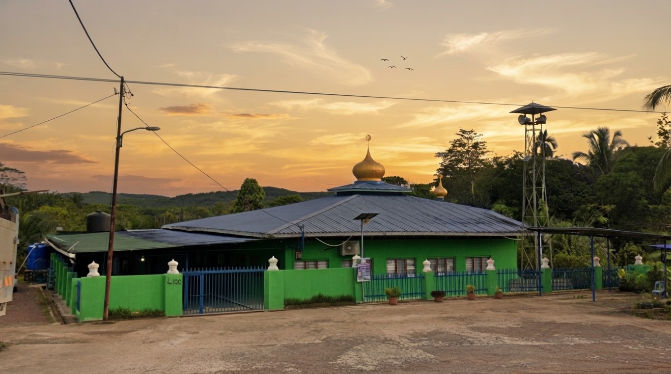 MASJID AN NURUL MUSTAQIM, KINABATANGAN in Sabah