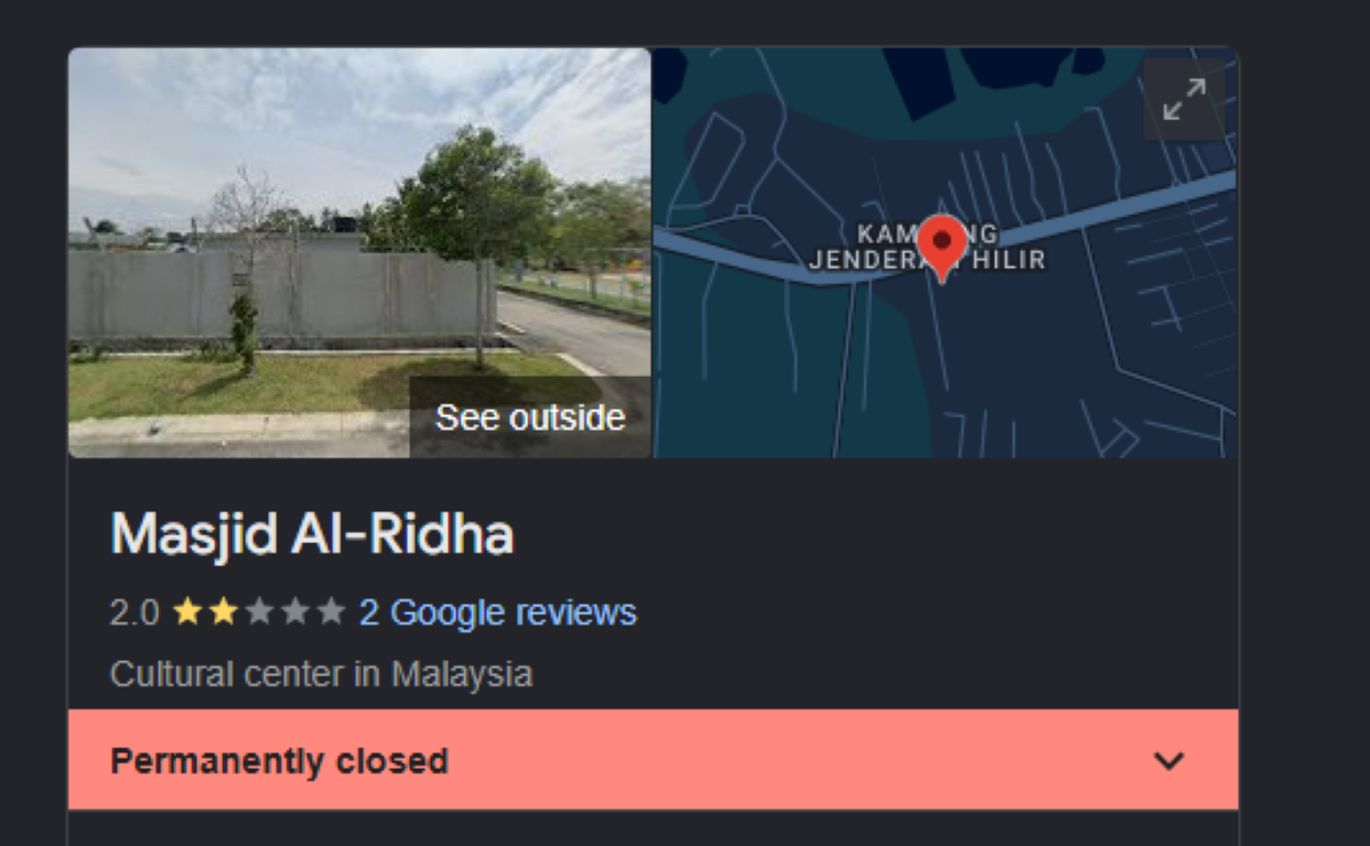MASJID AR RIDHA in Selangor