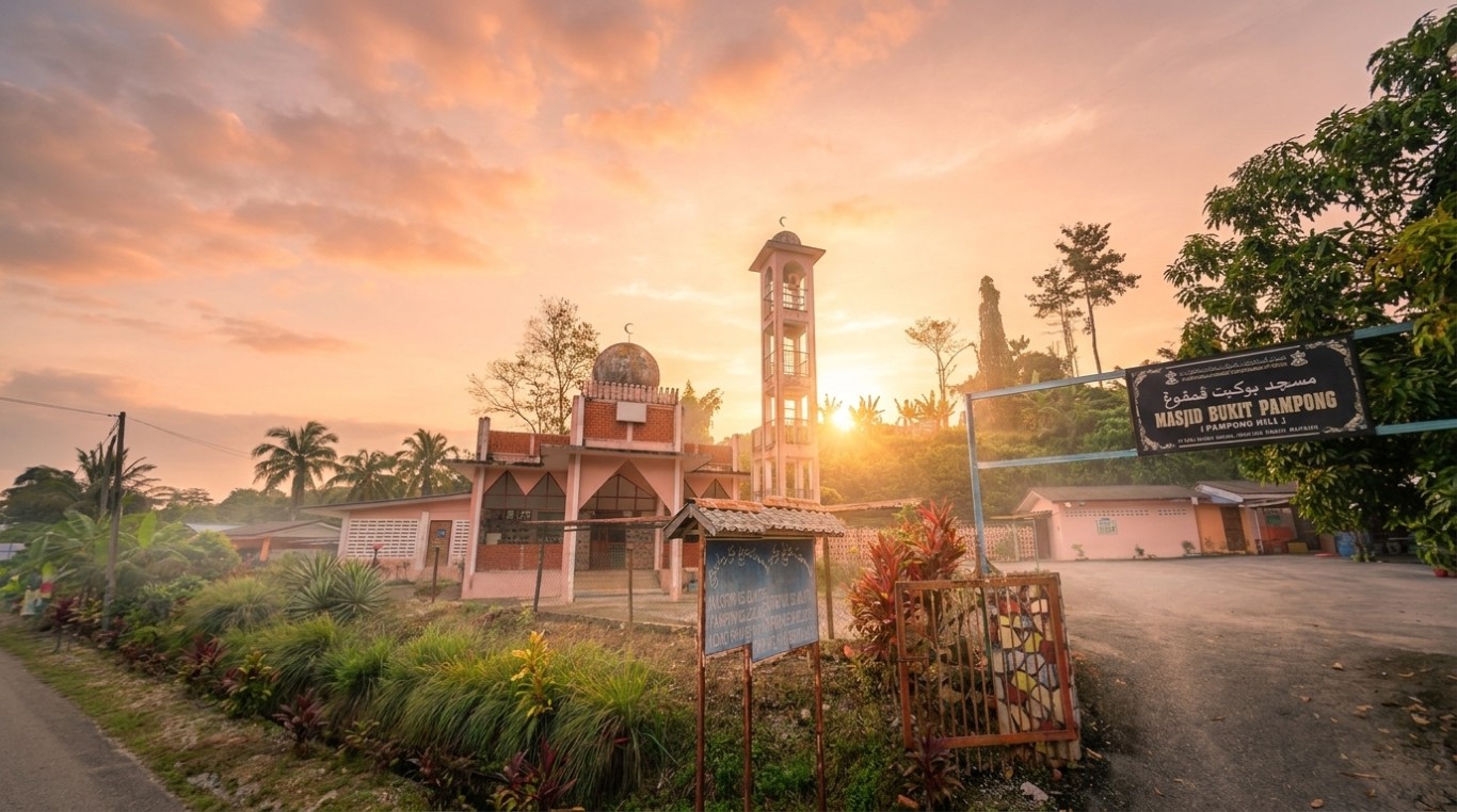 MASJID BUKIT PAMPONG in Pahang