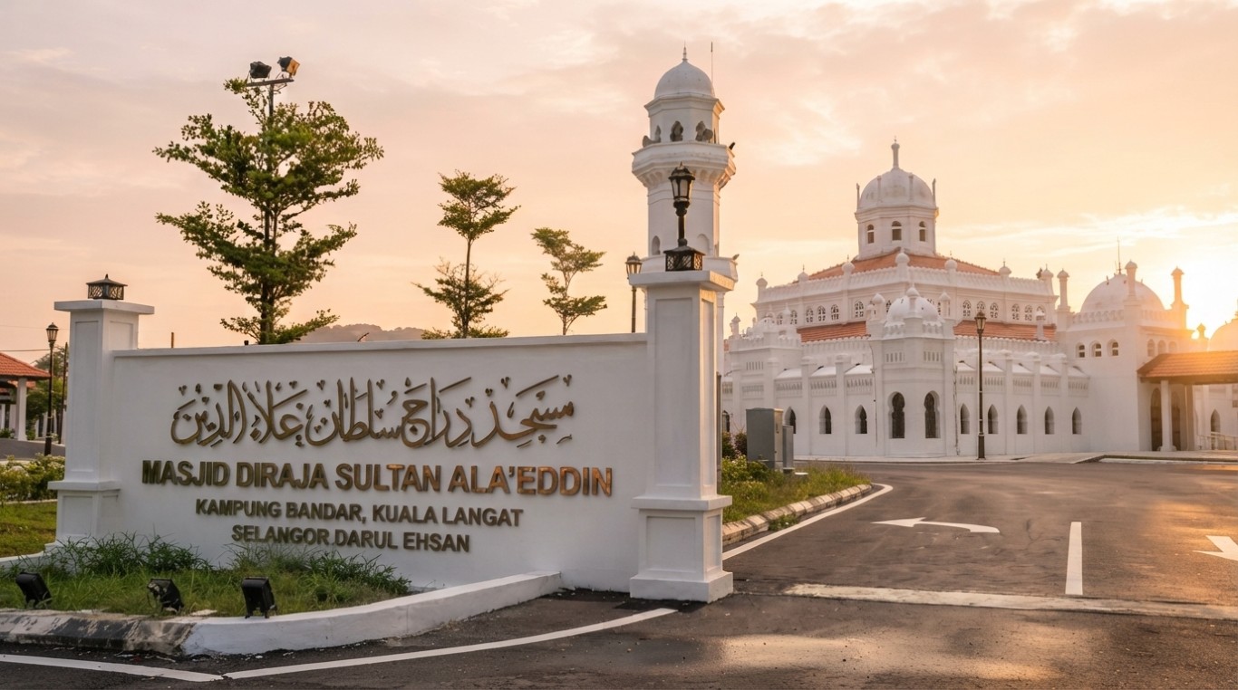 MASJID DIRAJA SULTAN ALAEDDIN, KG BANDAR in Selangor