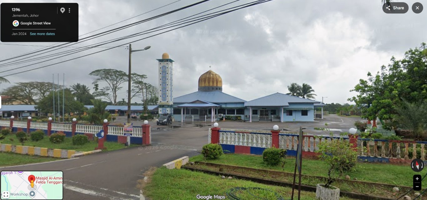 MASJID JAMEK AL-AMIN, FELDA TENGGAROH 1 gallery image in Johor