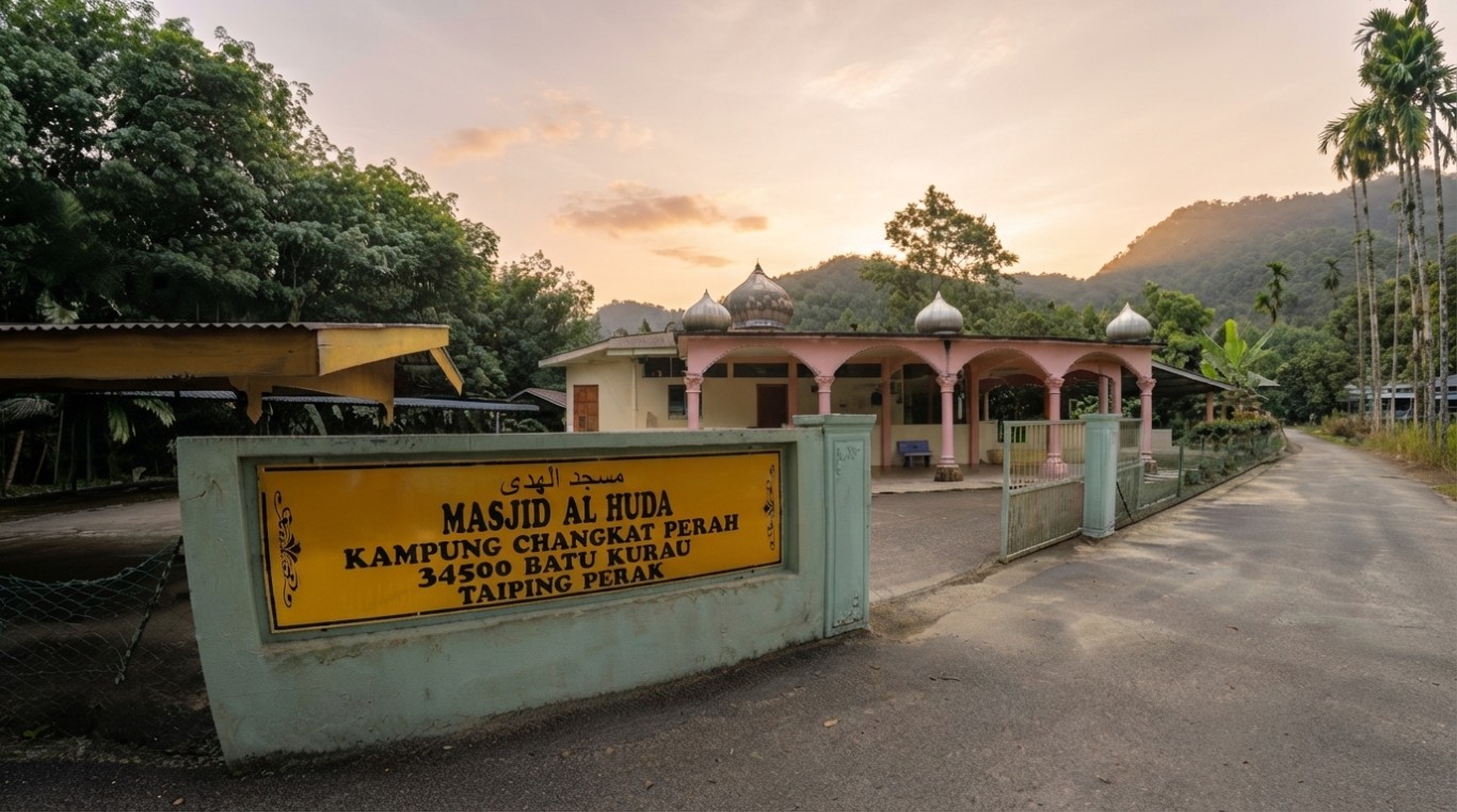 MASJID JAMEK CHANGKAT PERAH BATU KURAU in Perak