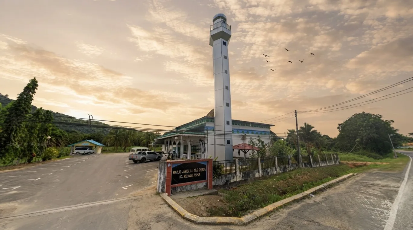 MASJID JAMEK HJ SAID DERUN KG MELAGUI KELATUAN, Sabah