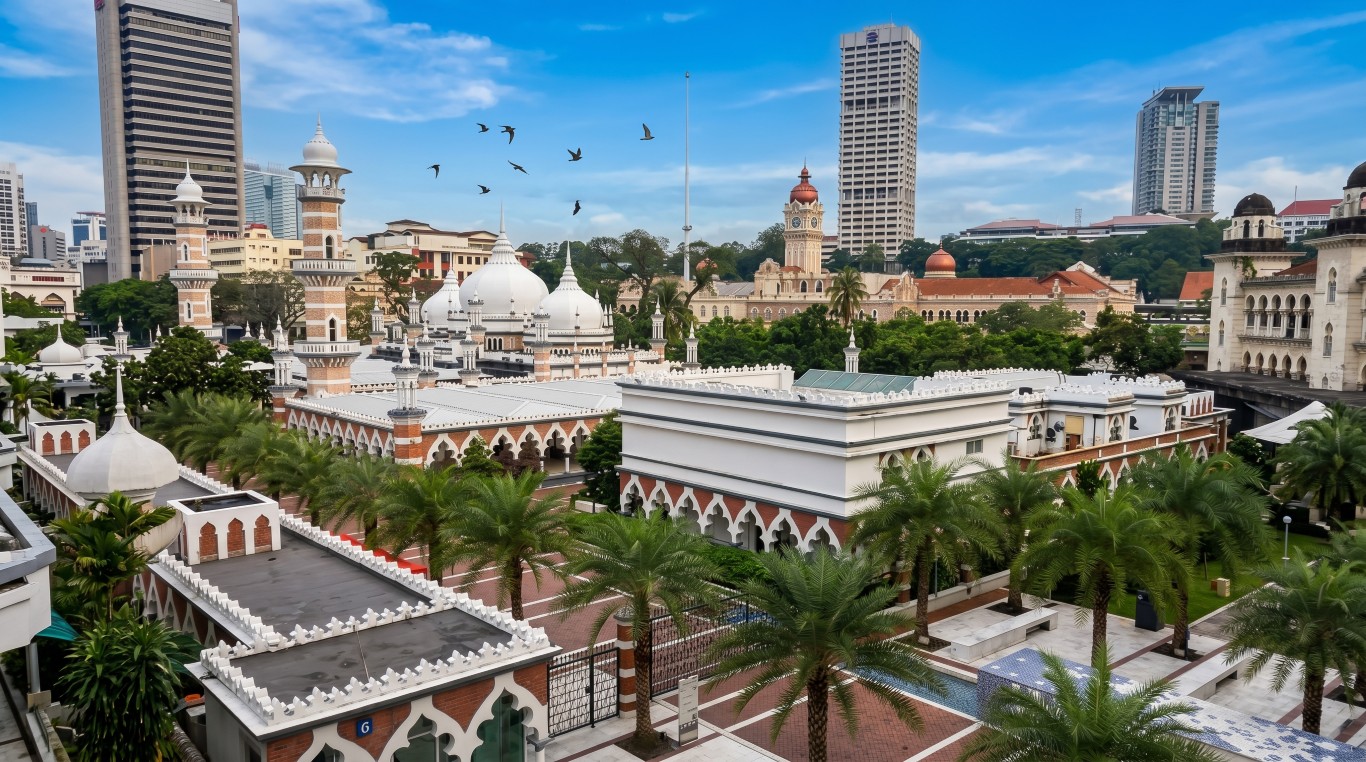 MASJID JAMEK SULTAN ABDUL SAMAD in Kuala Lumpur
