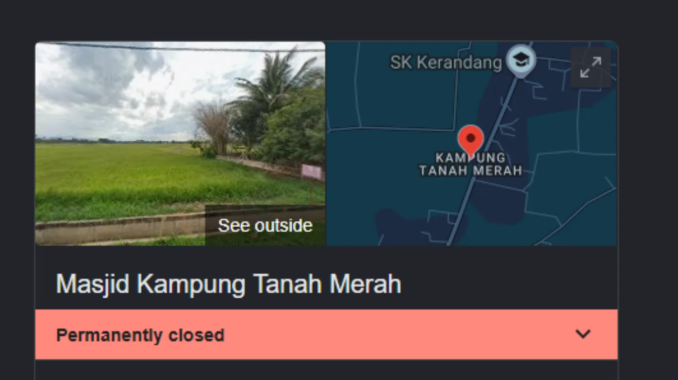 MASJID KAMPUNG TANAH MERAH, Terengganu