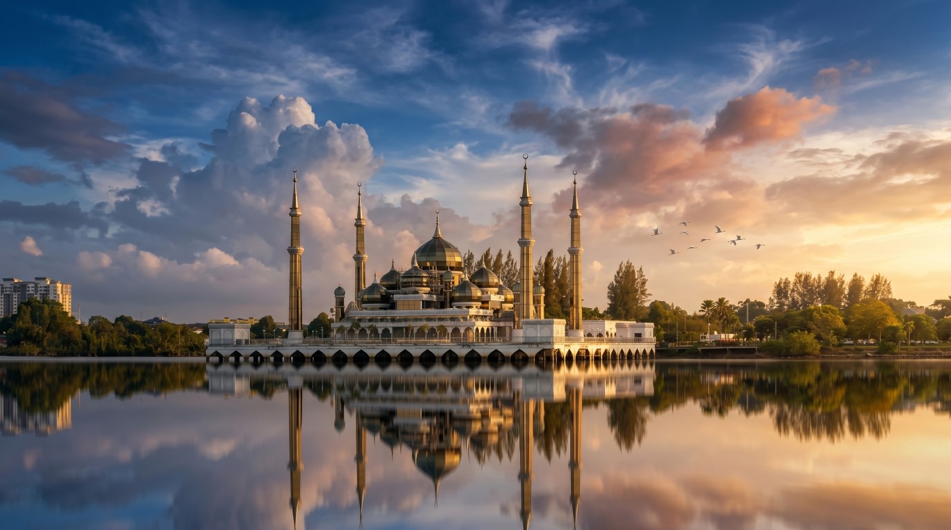 MASJID KRISTAL in Terengganu